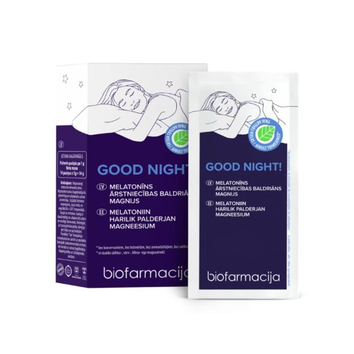 melatoniin palderja toidulisand une jaoks biofarmacija good night